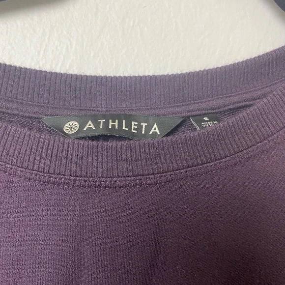 ATHLETA soft twist cropped sweatshirt - Picture 4 of 5